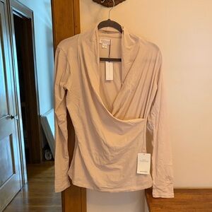 Velvet by Graham & Spencer NWT Meri Draped Wrap Top